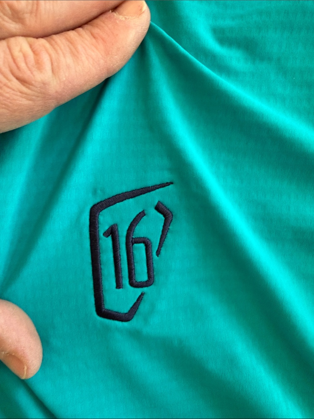 FootJoy Teal Hooded Performance Rash Guard - Picture 4 of 6